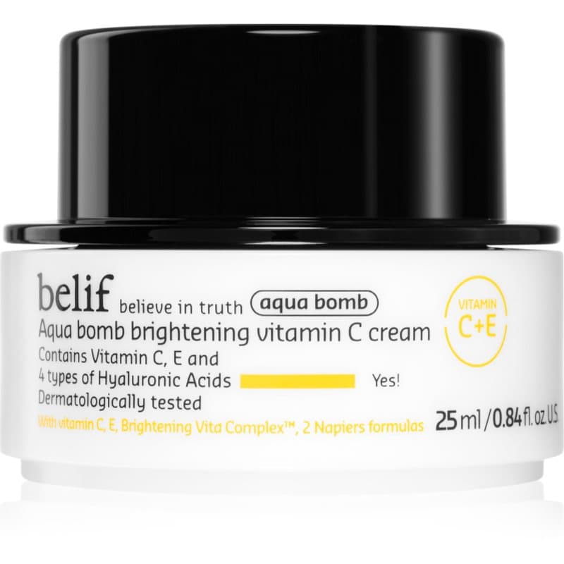 belif Aqua Bomb Brightening Vitamin C Cream Verhelderende Crème met Hydraterende Werking 25 ml