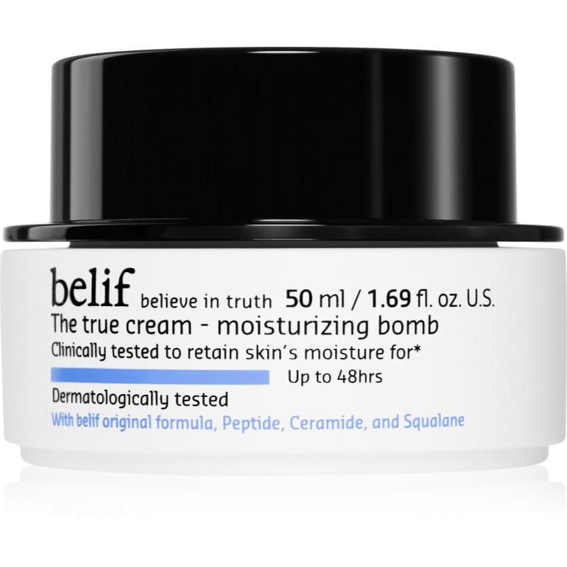 belif The True Cream Moisturizing Bomb Diepe Hydratatie Crème s ceramidy a peptidy 50 ml