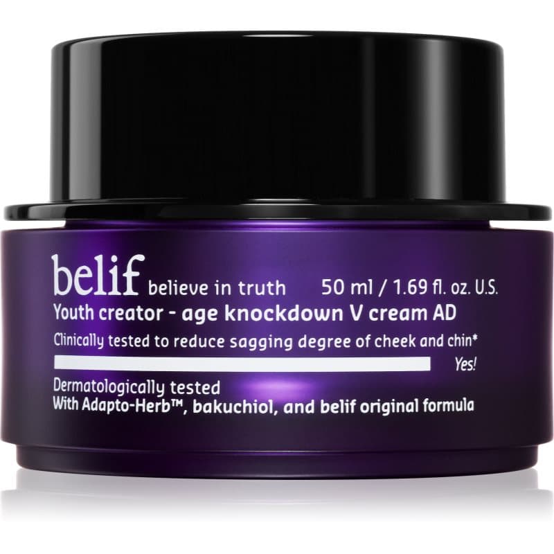 belif Youth Creator Age Knockdown V Cream Anti-Rimpel Crème met Hydraterende Werking 50 ml