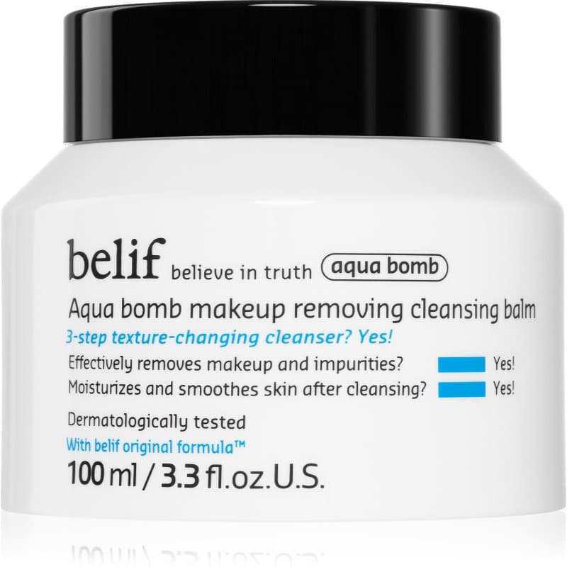 belif Aqua Bomb Makeup Removing Cleansing Balm Reinigingsbalsem en Make-up Verwijderaar met Hydraterende Werking 100 ml