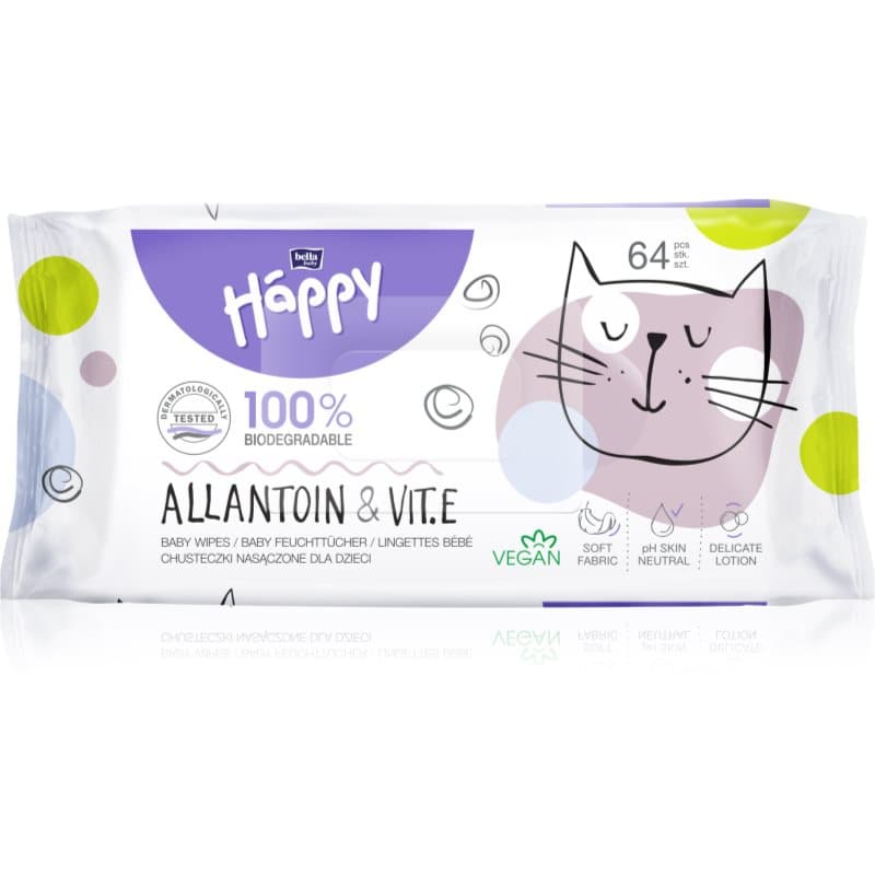 BELLA Baby Happy Allantoin & Vit. E Vochtige Doekjes 64 st
