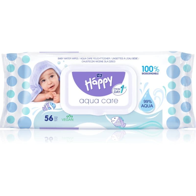 BELLA Baby Happy Aqua care Vochtige Reinigings Doekjes voor Kinderen 56 st