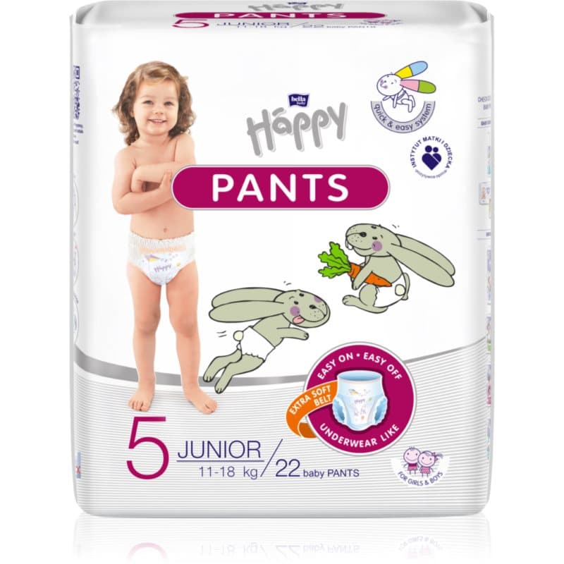 BELLA Baby Happy Pants wegwerp-luierbroekjes Junior 11-18 kg 22 st