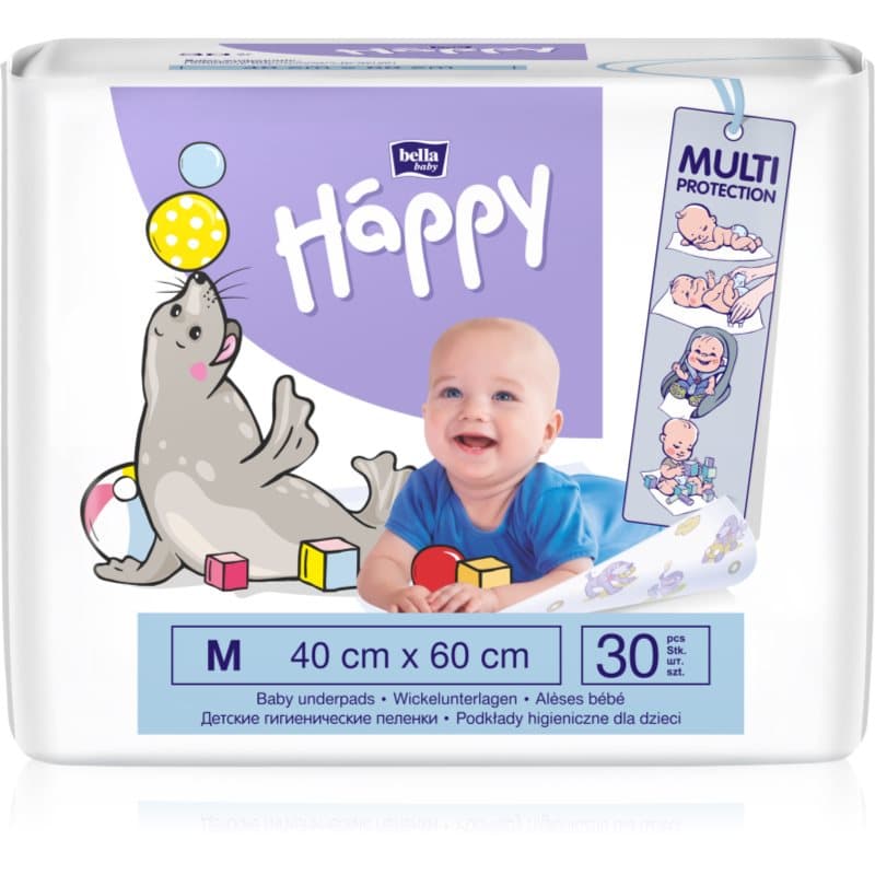 BELLA Baby Happy Baby Underpads wegwerpverschoningsmatjes 40x60 cm 30 st