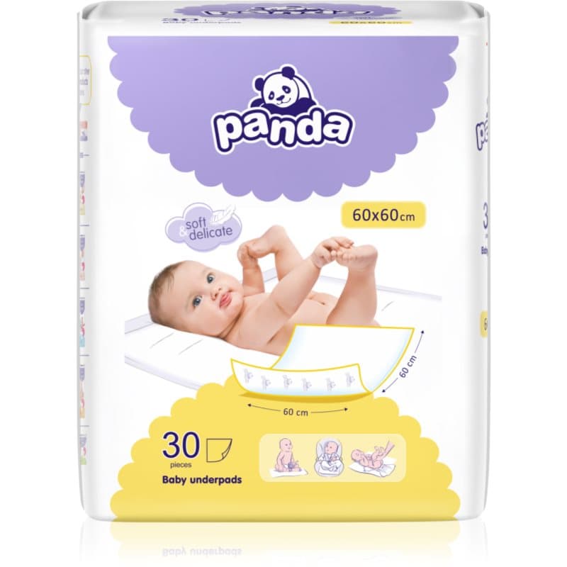 BELLA Baby Happy Panda wegwerpverschoningsmatjes 60x60 cm 30 st