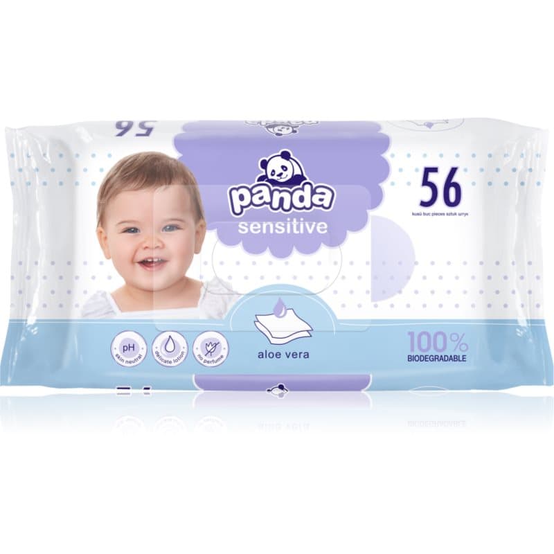 BELLA Baby Happy Panda vochtige doekjes voor kinderen 56 st