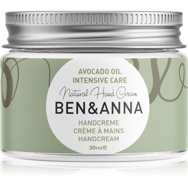 BEN&ANNA Natural Hand Cream Intensive Care Intensieve Handcrème met Avocado 30 ml