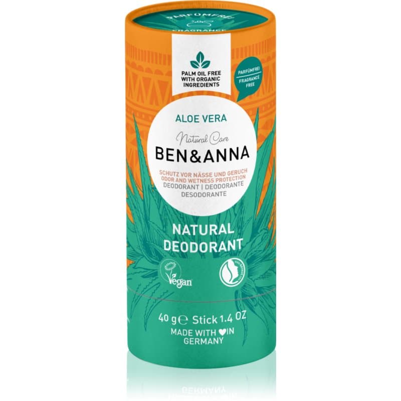 BEN&ANNA Natural Care Aloe Vera natuurlijke vaste deodorant 40 g