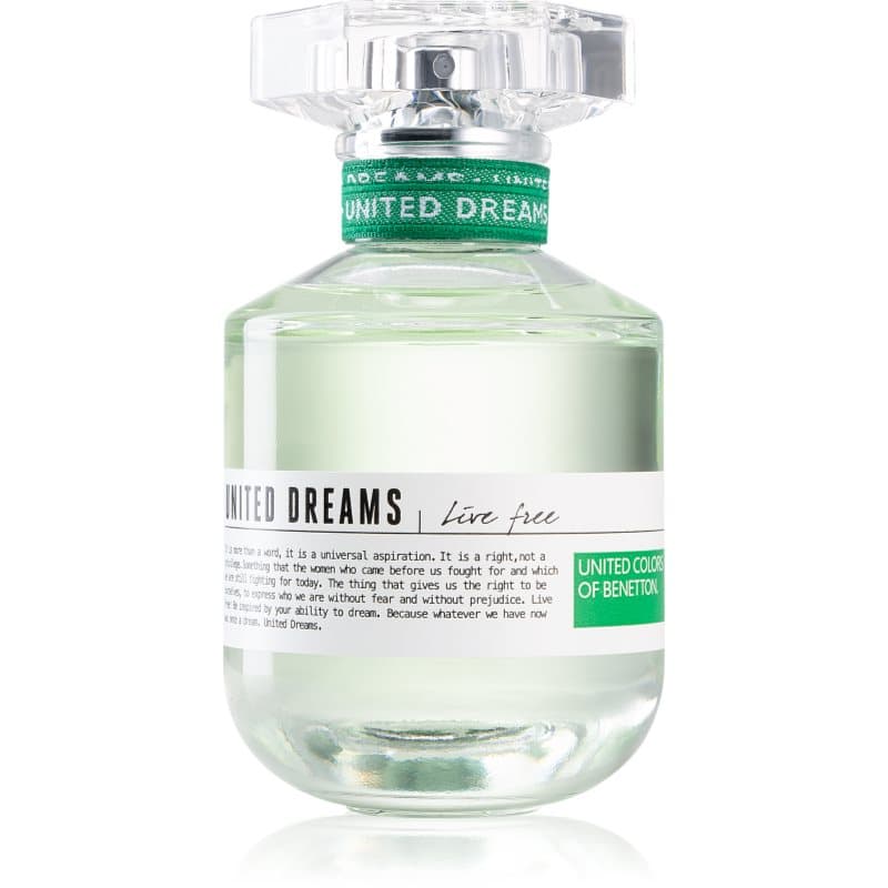 Benetton United Dreams for her Live Free Eau de Toilette voor Vrouwen 50 ml