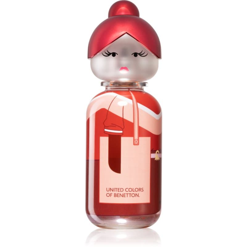 Benetton Sisterland Red Rose Eau de Toilette voor Vrouwen 80 ml