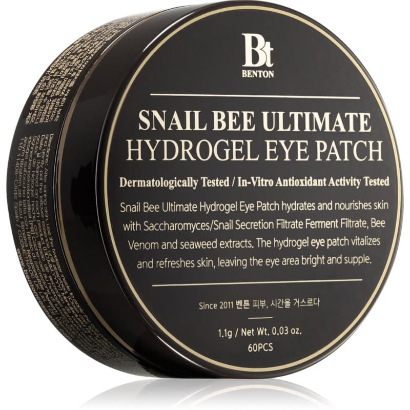 Benton Snail Bee Hydrogel Oogmasker tegen Zwellingen en Donkere Kringen 60 st