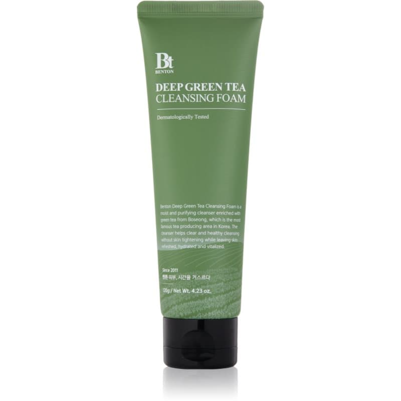 Benton Deep Green Tea Hydraterende Reinigingsschuim met Groene Thee 120 gr