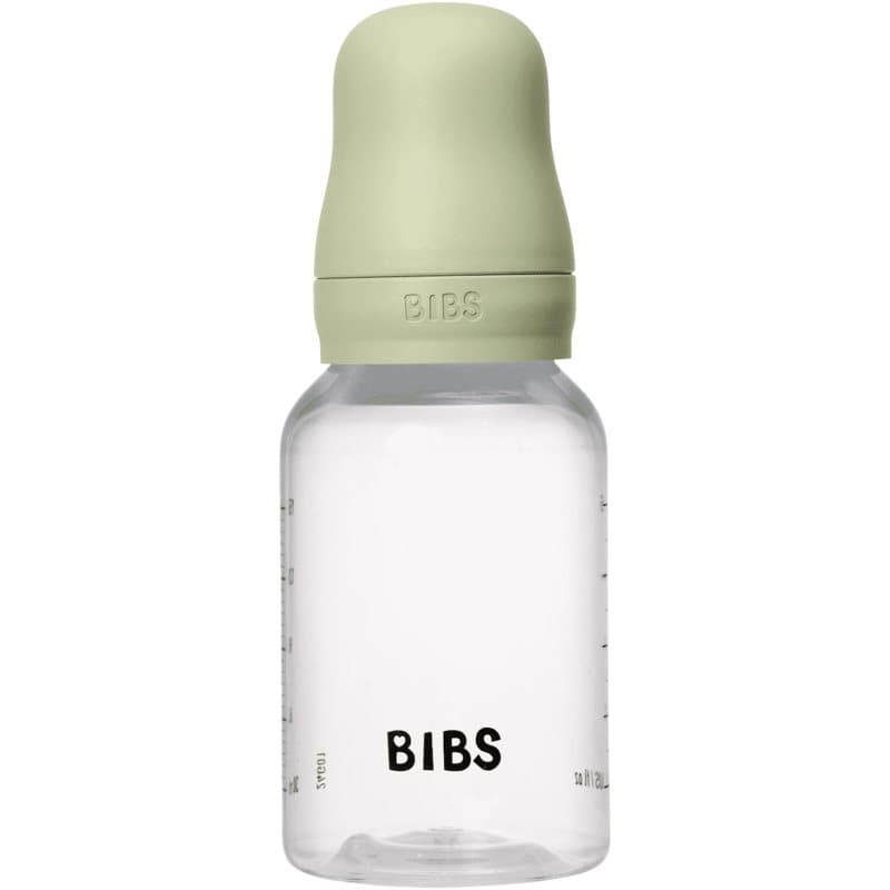 BIBS Anti-Colic Baby Bottle Latex oorbellen met caoutchouc speen Sage 150 ml