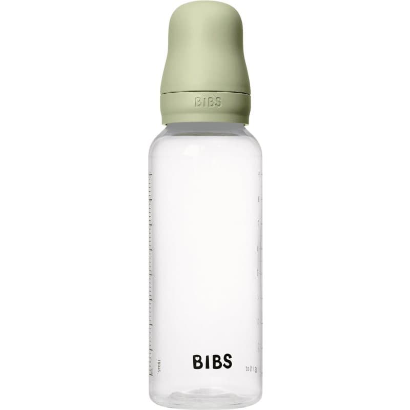 BIBS Anti-Colic Baby Bottle Latex oorbellen met caoutchouc speen Sage 270 ml