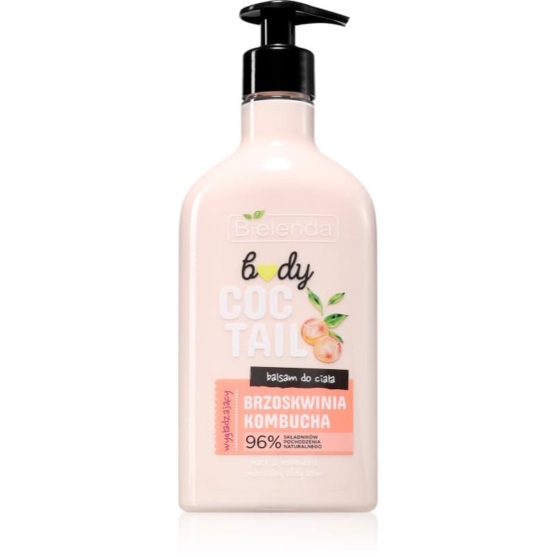 Bielenda Body Coctail Peach + Kombucha Hydraterende Bodylotion met revitaliserende werking 400 ml