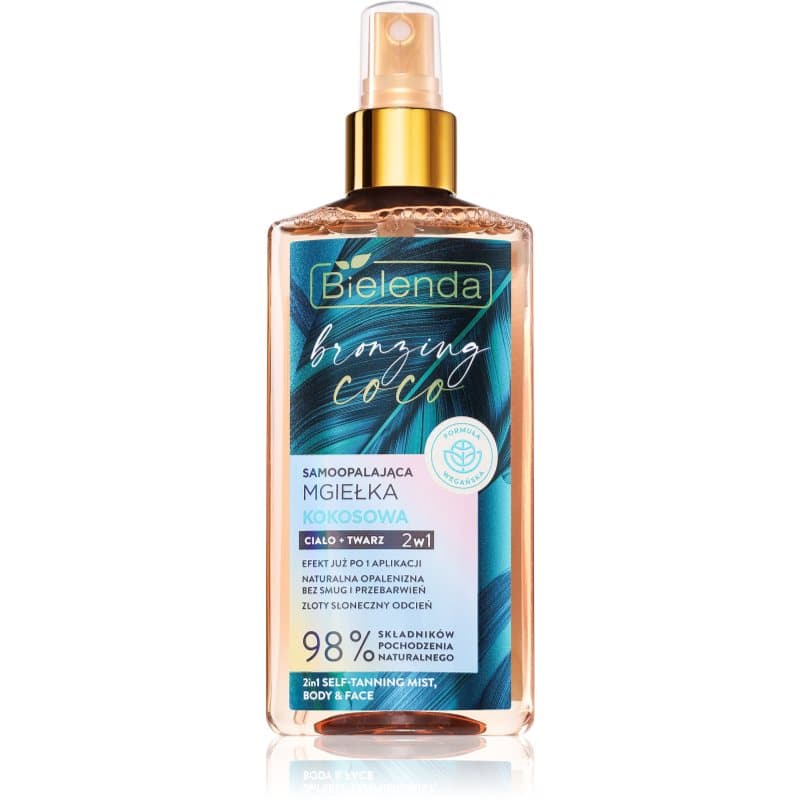 Bielenda Bronzing Coco Zelfbruinende Mist voor Gezicht en Lichaam 150 ml