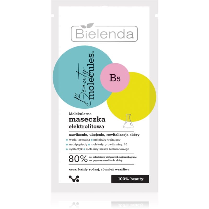 Bielenda Beauty Molecules Hydraterende Gezichtsmasker met kalmerend effect 8 gr