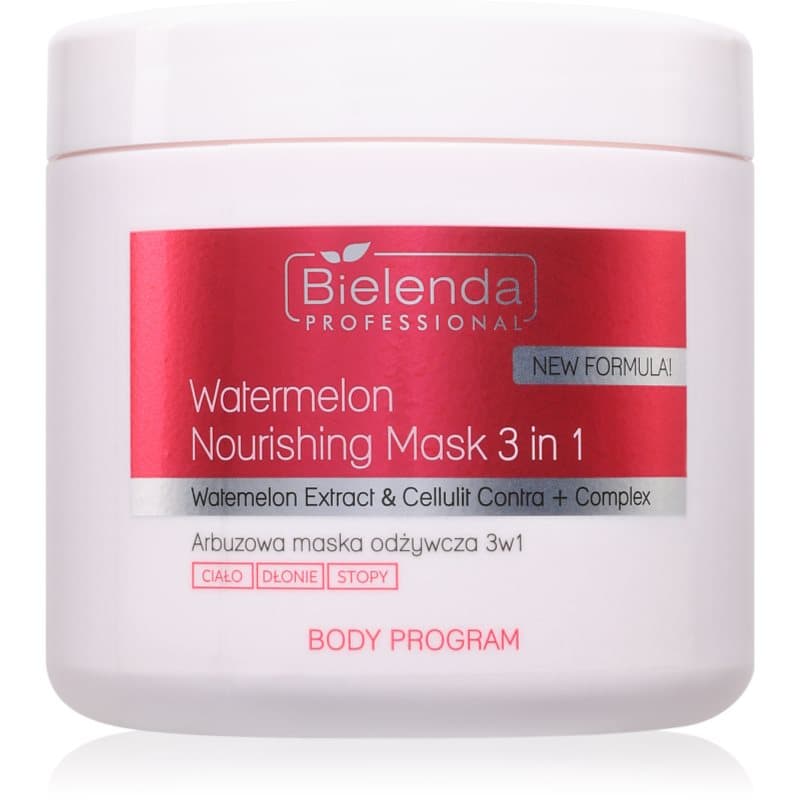 Bielenda Professional Body Program Watermelon Nourishing Mask 3in1 Intensief Hydraterende en Voedende Masker voor het Lichaam 600 ml