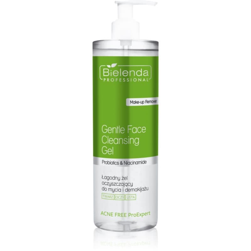 Bielenda Professional Acne Free ProExpert Zachte Reinigingsgel voor Gezicht en Oogcontouren 500 ml