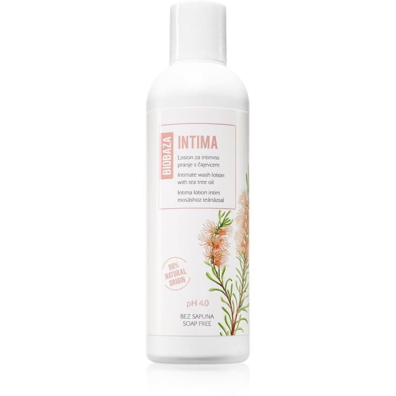 BIOBAZA Intima Douchemelk voor Intieme Hygiëne met Tea Tree olie 200 ml