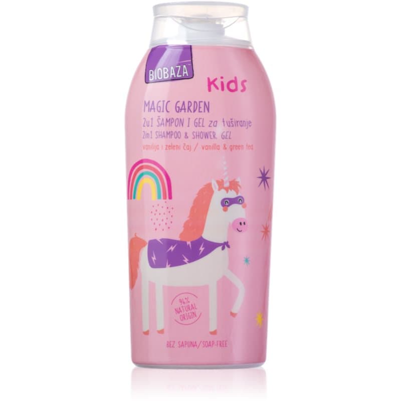 BIOBAZA Magic Garden Douchegel voor Lichaam en Haar voor Kinderen 250 ml
