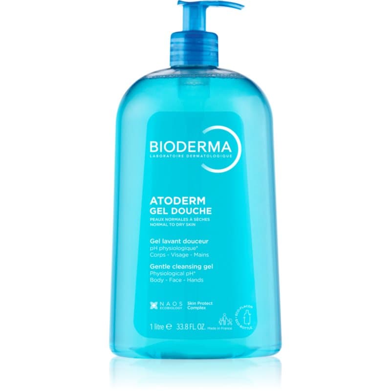 Bioderma Atoderm Gel Zachte Douchegel voor Droge en Gevoelige Huid 1000 ml