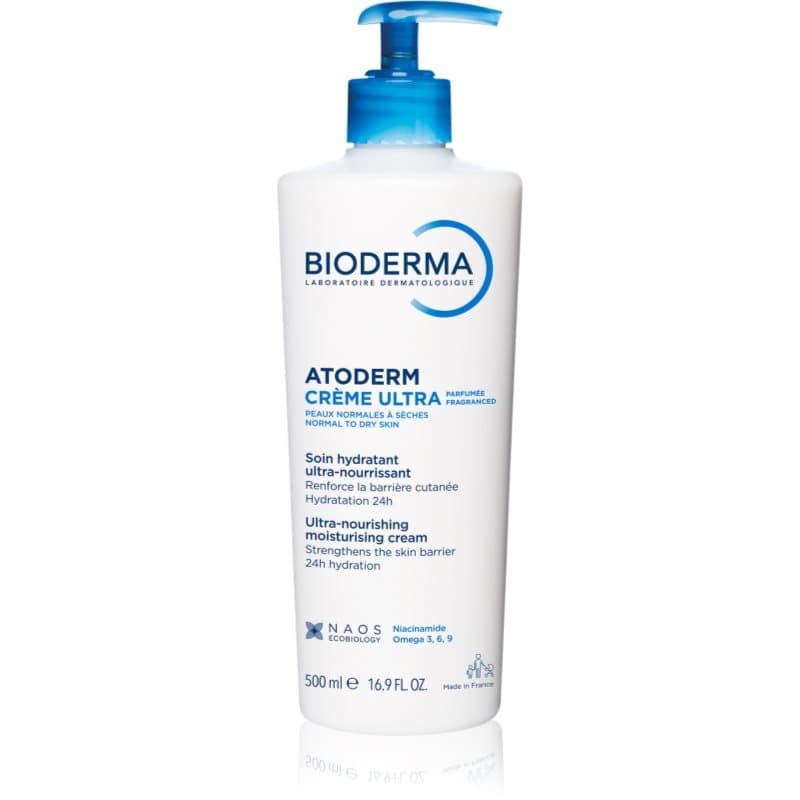 Bioderma Atoderm Créme Ultra Voedende Bodycrème voor Normale tot Droge Gevoelige Huid met de geur van 500 ml