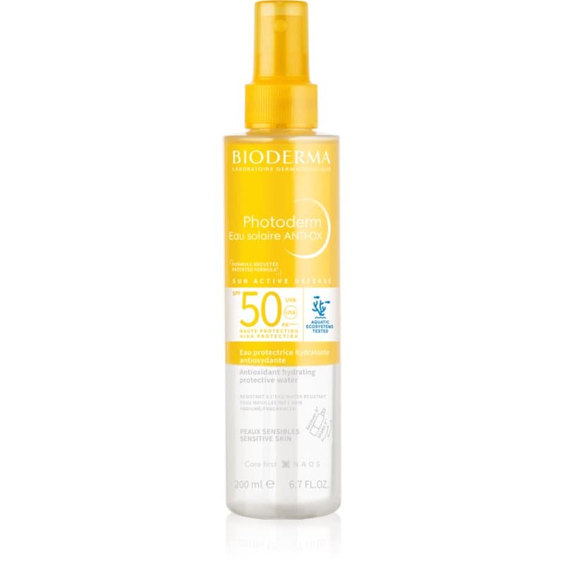 Bioderma Photoderm Eau solaire ANTI-OX Bruiningsspray SPF 50 200 ml
