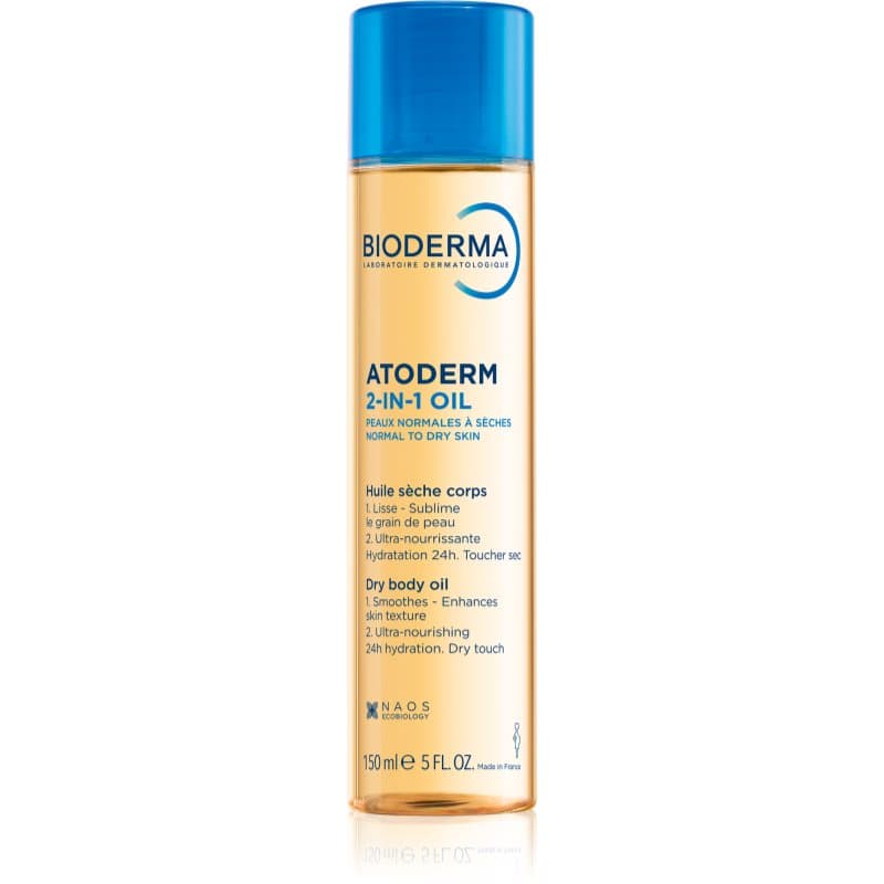 Bioderma Atoderm 2-in-1 Oil intensief voedende olie voor Droge Huid 150 ml