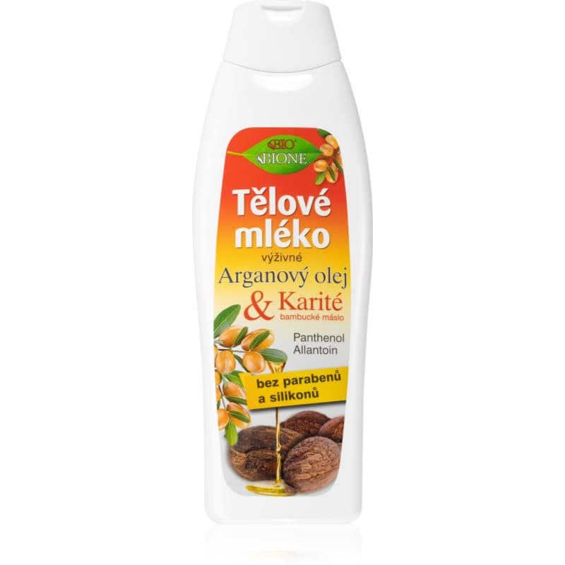 Bione Cosmetics Argan Oil + Karité Voedende Lichaamsmelk 500 ml