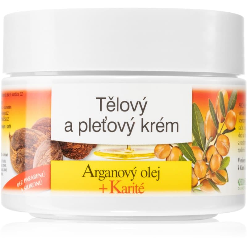 Bione Cosmetics Argan Oil + Karité Gezichtscrème voor Heel Gezin 260 ml