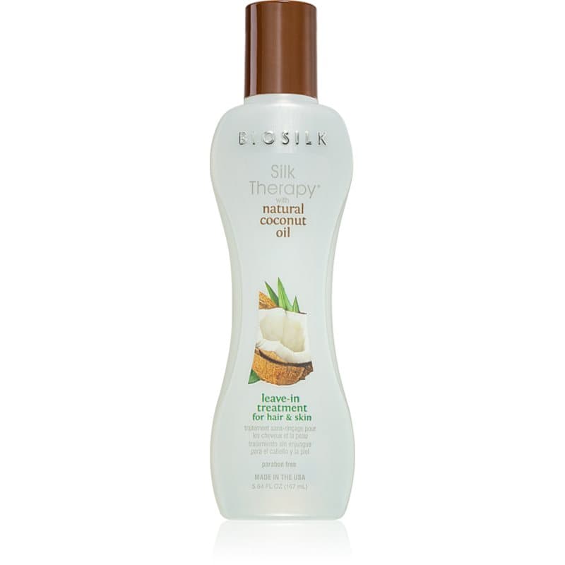 Biosilk Silk Therapy Natural Coconut Oil Leave-in Hydraterende Verzorging voor haar en lichaam 167 ml