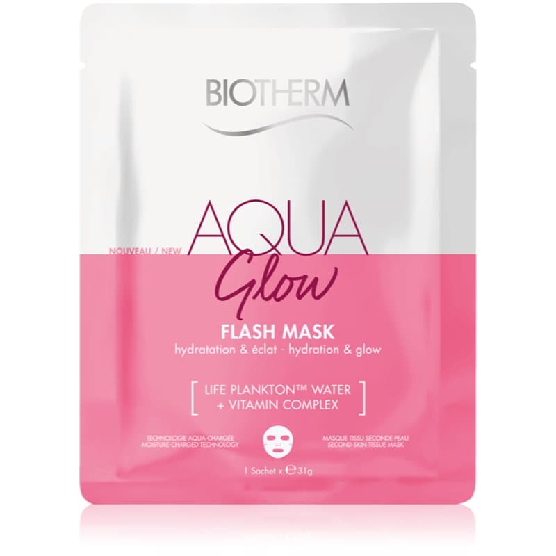 Biotherm Aqua Glow Flash Mask Cellaag Masker 31 g