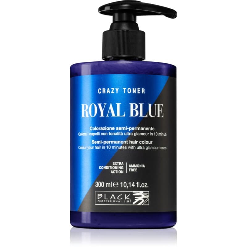 Black Professional Line Crazy Toner haartoner Royal Blue 300 ml