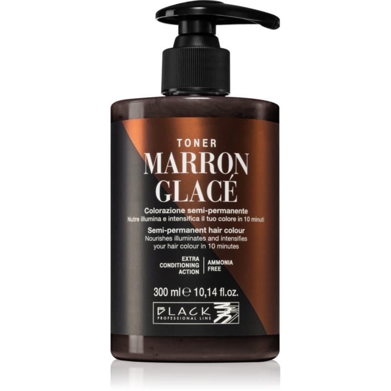 Black Professional Line Toner toner voor natuurlijke tinten Marron Glace 300 ml