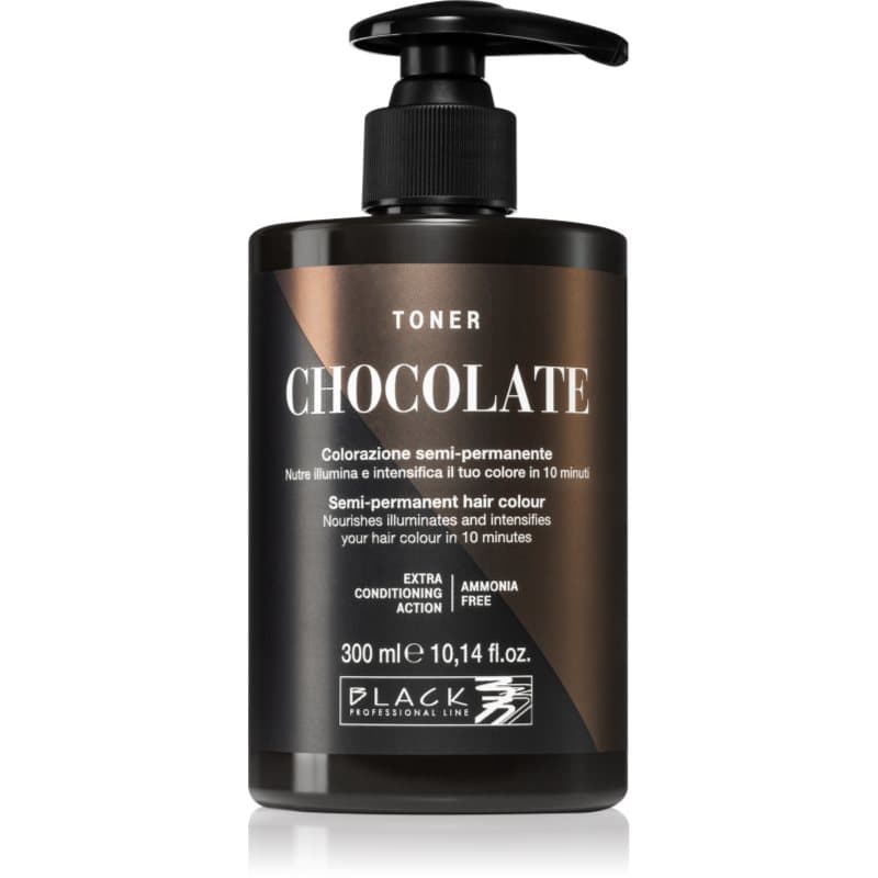 Black Professional Line Toner toner voor natuurlijke tinten Chocolate 300 ml