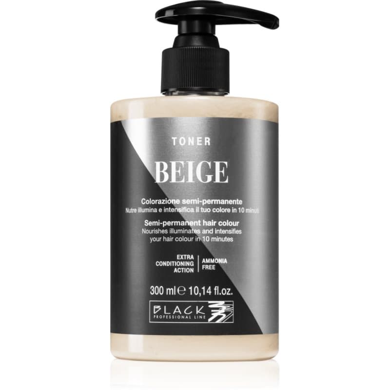 Black Professional Line Toner toner voor natuurlijke tinten Beige 300 ml