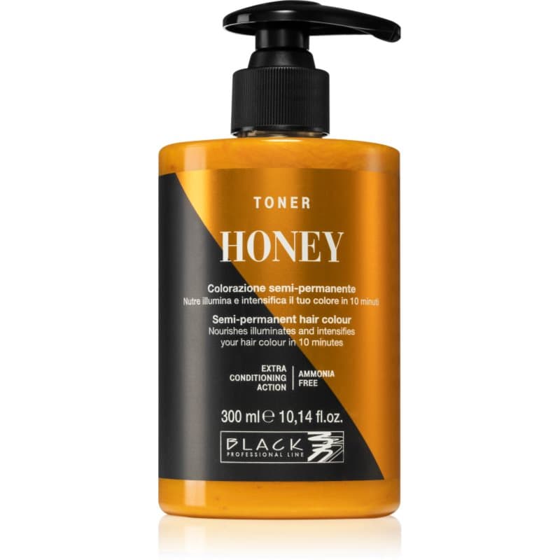 Black Professional Line Toner toner voor natuurlijke tinten Honey 300 ml