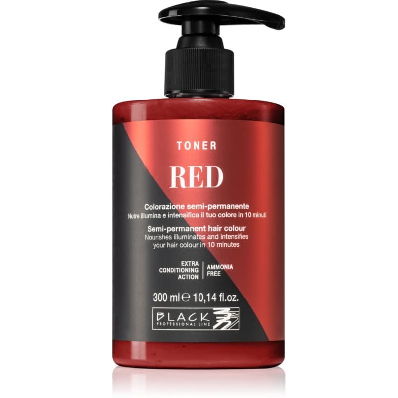 Black Professional Line Toner toner voor natuurlijke tinten Red 300 ml