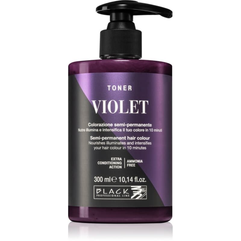 Black Professional Line Toner toner voor natuurlijke tinten VIolet 300 ml