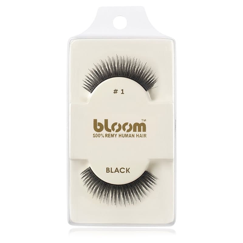 Bloom Natural Nepwimpers van Natuurhaar No. 1 (Black) 1 cm