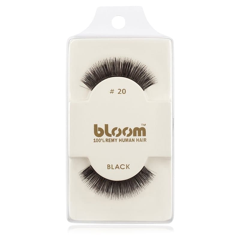 Bloom Natural Nepwimpers van Natuurhaar No. 20 (Black) 1 cm