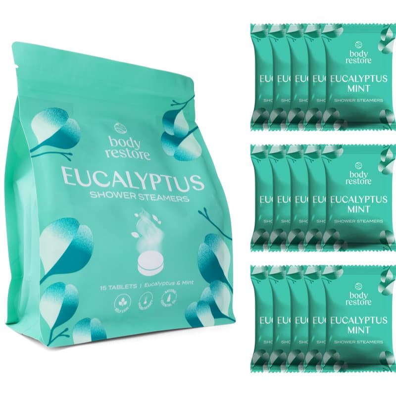 Body Restore Eucalyptus & Mint Shower Steamers douchetabletten 15 st