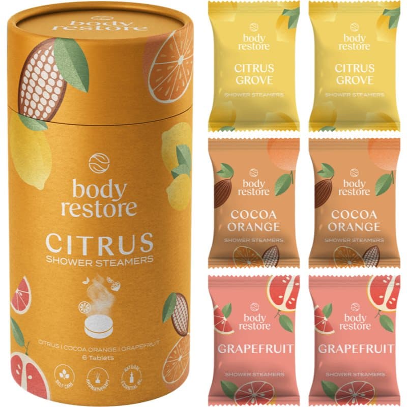 Body Restore Citrus Shower Steamers douchetabletten 6 st
