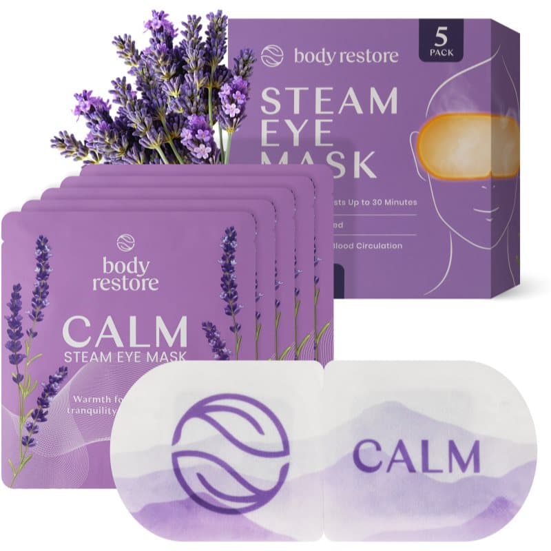 Body Restore Steam Eye Mask Lavender oogmasker met Lavendel Geur 5 st