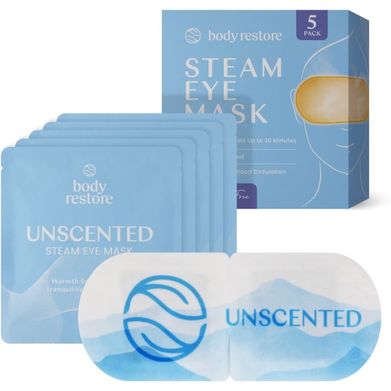 Body Restore Steam Eye Mask Unscented oogmasker Parfumvrij 5 st