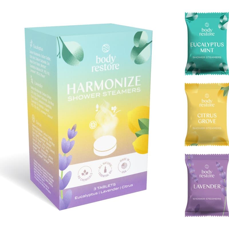 Body Restore Harmonize Shower Steamers douchetabletten Mix 3 st