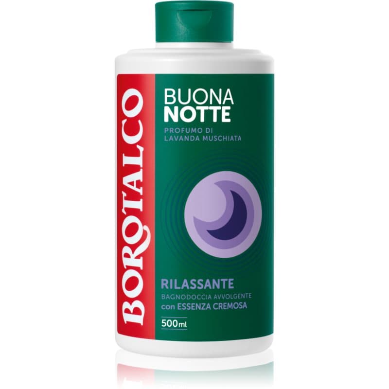 Borotalco Good Night Relaxing Douchegel voor een goede nachtrust geuren Musk Lavender 500 ml