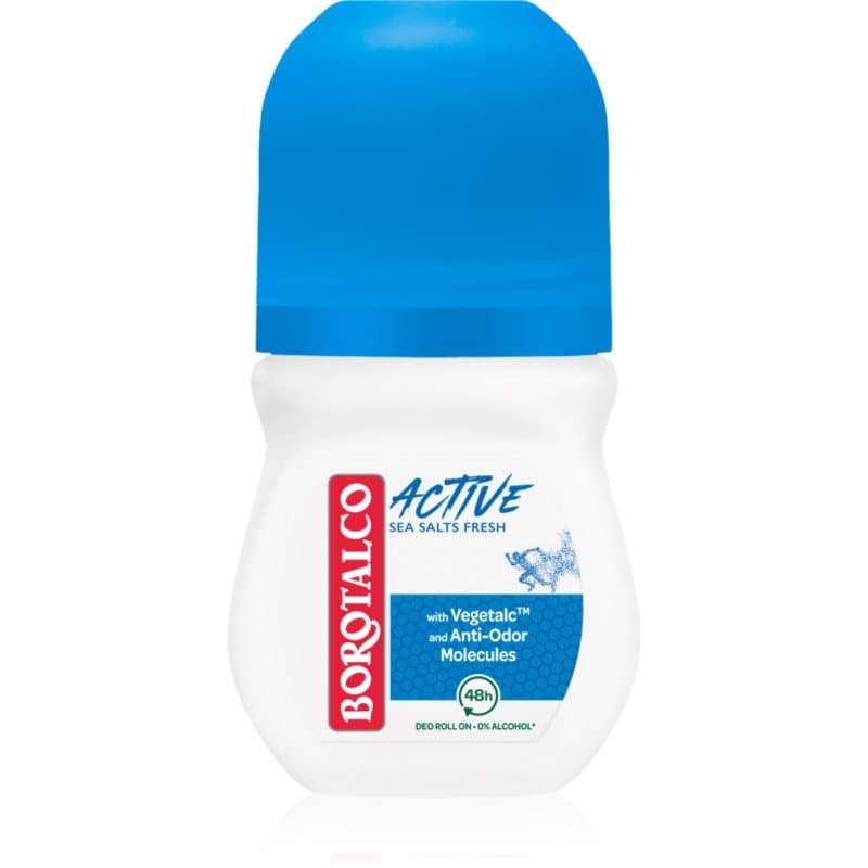 Borotalco Active Sea Salts Deodorant roller met 48-Uurs Werking 50 ml