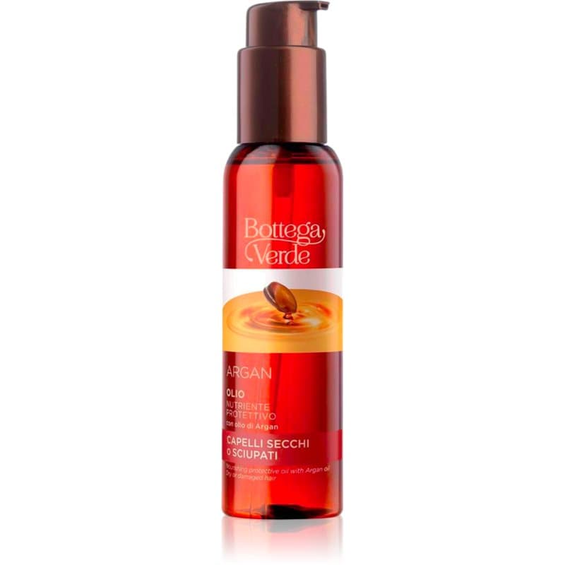 Bottega Verde Argan Voedende Olie voor Droog en Beschadigd Haar 100 ml